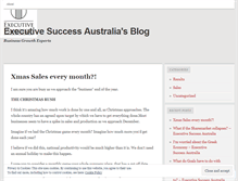 Tablet Screenshot of executivesuccessau.wordpress.com