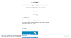 Desktop Screenshot of ilophoto.wordpress.com
