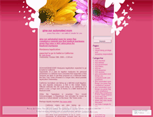 Tablet Screenshot of ginaautomatedmom.wordpress.com