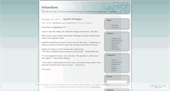 Desktop Screenshot of irinaclare.wordpress.com