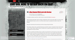 Desktop Screenshot of ebaysuspension421.wordpress.com