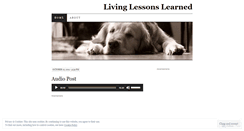 Desktop Screenshot of livinglifeslessons.wordpress.com