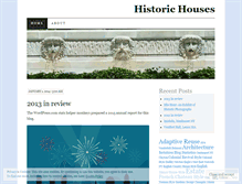 Tablet Screenshot of historichouses.wordpress.com