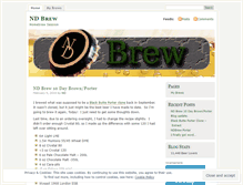 Tablet Screenshot of ndbrew.wordpress.com