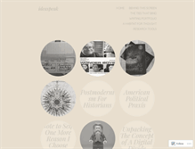 Tablet Screenshot of ideaspeak.wordpress.com