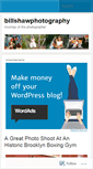 Mobile Screenshot of billshawphotography.wordpress.com