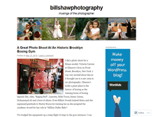 Tablet Screenshot of billshawphotography.wordpress.com