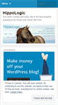 Mobile Screenshot of hippologic.wordpress.com