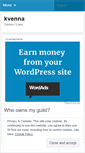 Mobile Screenshot of kvenna.wordpress.com