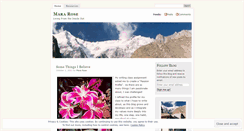 Desktop Screenshot of mararose10.wordpress.com