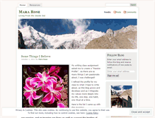 Tablet Screenshot of mararose10.wordpress.com