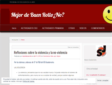 Tablet Screenshot of mejordebuenrollo.wordpress.com