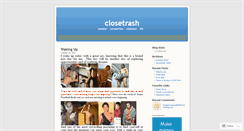 Desktop Screenshot of closetrash.wordpress.com