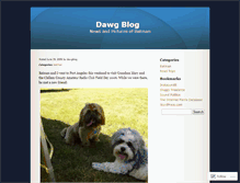 Tablet Screenshot of dawgblog.wordpress.com