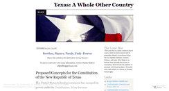 Desktop Screenshot of freetexasconstitution.wordpress.com