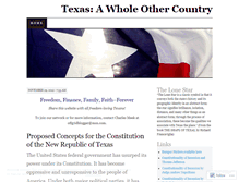 Tablet Screenshot of freetexasconstitution.wordpress.com