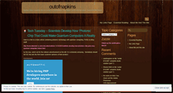 Desktop Screenshot of outofnapkins.wordpress.com