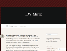 Tablet Screenshot of cwshipp.wordpress.com