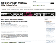 Tablet Screenshot of fitnesssportstriatlonpozuelo.wordpress.com