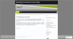Desktop Screenshot of mproductivity.wordpress.com