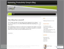 Tablet Screenshot of mproductivity.wordpress.com