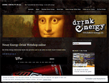 Tablet Screenshot of drinkenergys.wordpress.com