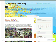 Tablet Screenshot of pequecalixtos.wordpress.com