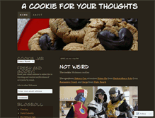 Tablet Screenshot of cookieforyourthoughts.wordpress.com