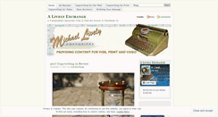 Desktop Screenshot of livelyexchange.wordpress.com