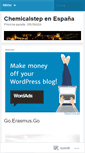 Mobile Screenshot of chemicalstep.wordpress.com