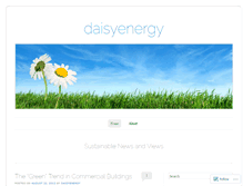 Tablet Screenshot of daisyenergy.wordpress.com