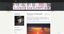 Desktop Screenshot of chantillylacephotography.wordpress.com