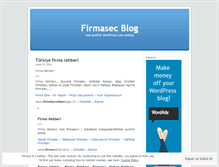 Tablet Screenshot of firmasec.wordpress.com