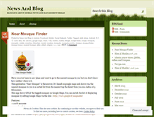 Tablet Screenshot of newsandblog.wordpress.com