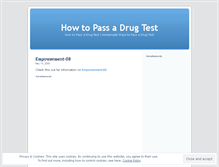 Tablet Screenshot of howtopassadrugtest.wordpress.com