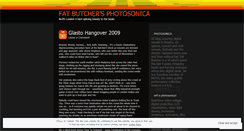 Desktop Screenshot of fatbutcher.wordpress.com