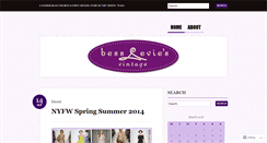 Desktop Screenshot of bessandevies.wordpress.com