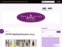 Tablet Screenshot of bessandevies.wordpress.com