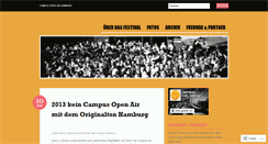 Desktop Screenshot of campusopenair.wordpress.com