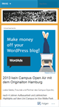 Mobile Screenshot of campusopenair.wordpress.com