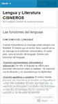 Mobile Screenshot of lenguacisneros.wordpress.com