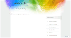 Desktop Screenshot of crystalanne44.wordpress.com