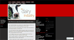 Desktop Screenshot of dairycampaign.wordpress.com