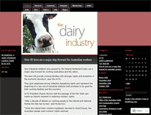 Tablet Screenshot of dairycampaign.wordpress.com