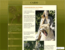 Tablet Screenshot of cabio.wordpress.com