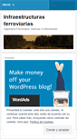 Mobile Screenshot of infraestructurasferroviarias.wordpress.com