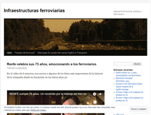 Tablet Screenshot of infraestructurasferroviarias.wordpress.com