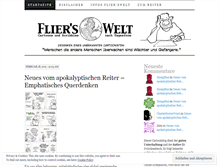Tablet Screenshot of flierswelt.wordpress.com