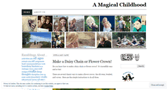 Desktop Screenshot of magicalchildhood.wordpress.com