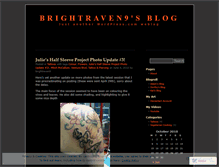 Tablet Screenshot of brightraven9.wordpress.com